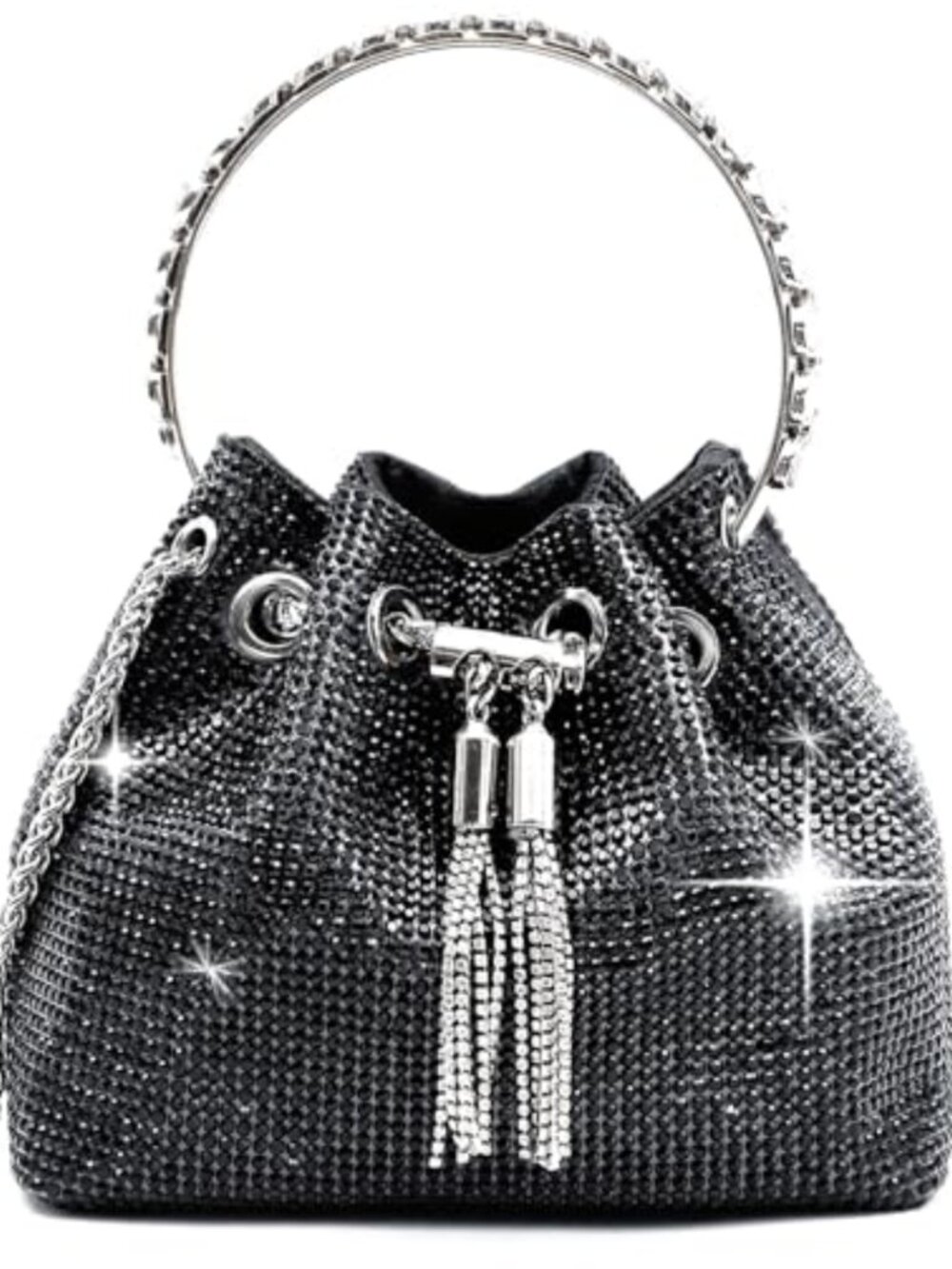 Rhinestone Purse Women Sparkly Evening Bag Crossbody Clutch